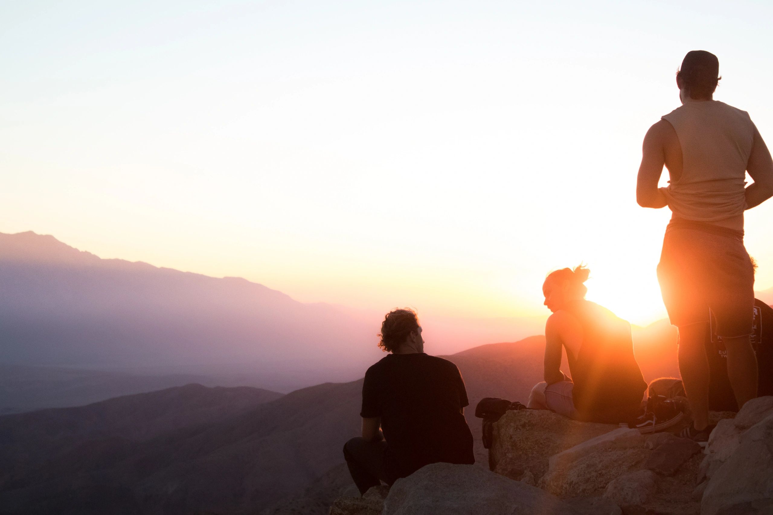 Silhouettes at sunset